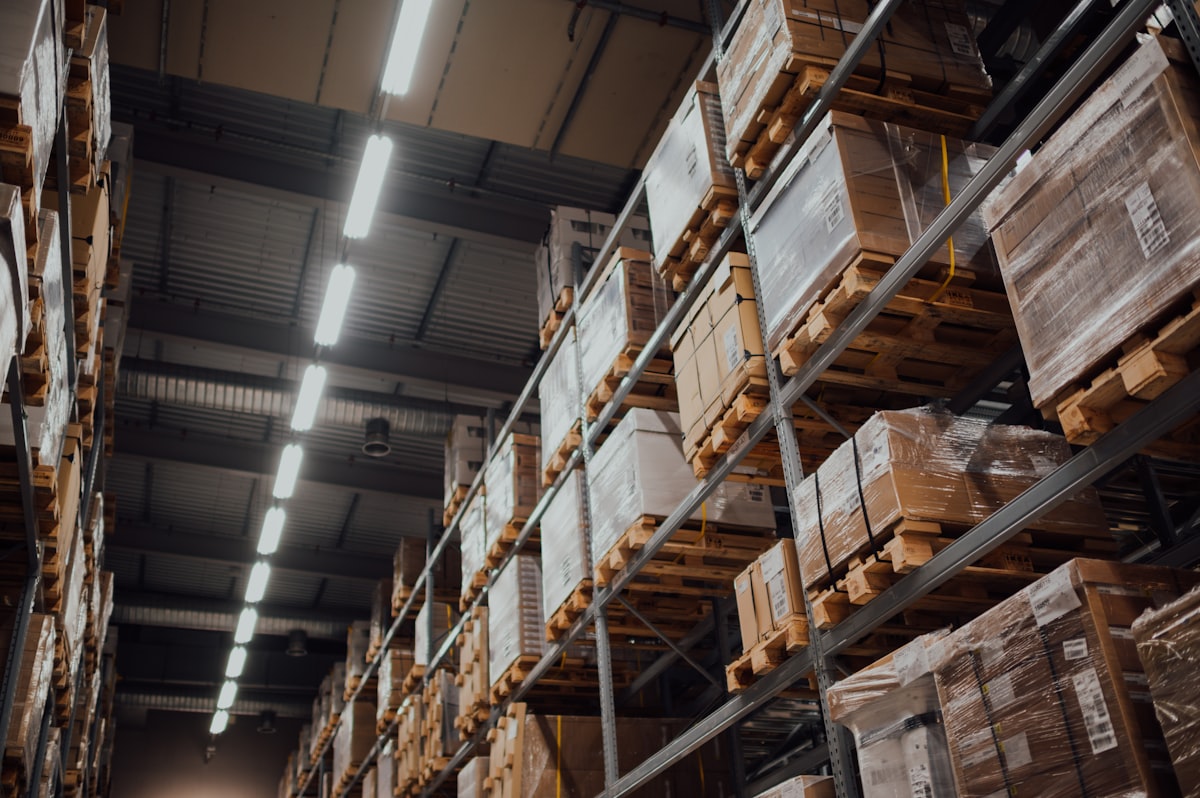 Industrial warehouses and factories